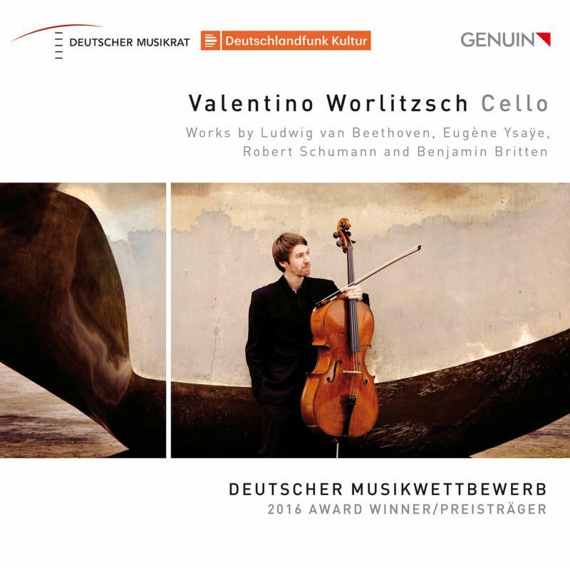 Picture of Worlitzsch/Braub - Valentino Worlitzsch, Cello: Works by Beethoven, Ysa�e, Schumann and Britten