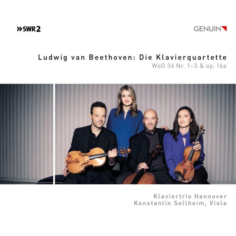 Picture of Klaviertrio Hannover/Selheim - Ludwig van Beethoven: Die Klavierquartette, Wo0 36, Nos 1-3 & Op. 16a