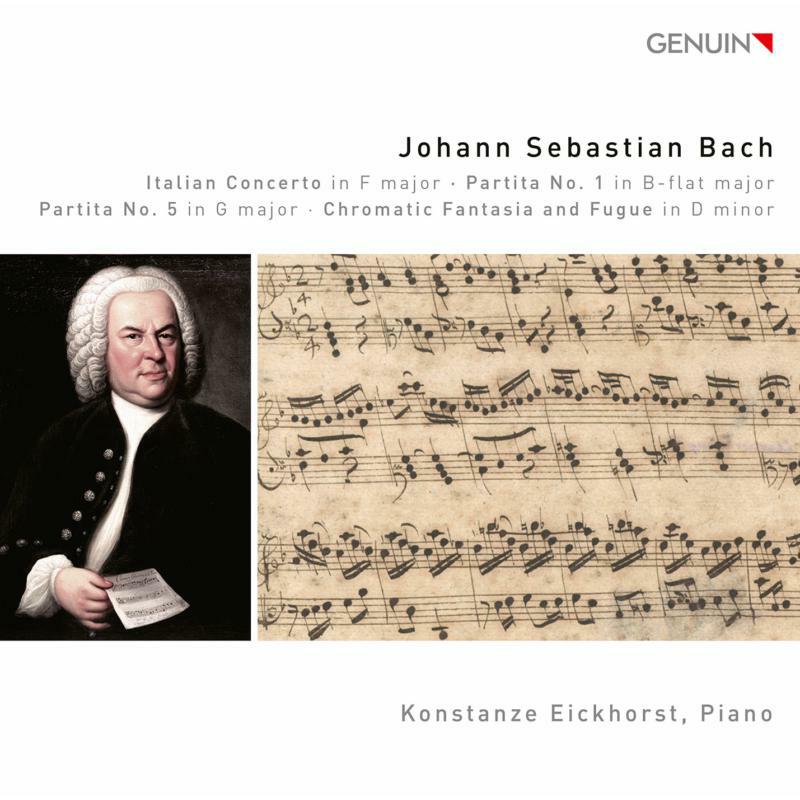 Picture of Konstanze Eickhorst - Johann Sebastian Bach: Italian Concerto in F major, Partita No. 1 in Bflat major, Partita No. 5 in G major, Chromatic Fa