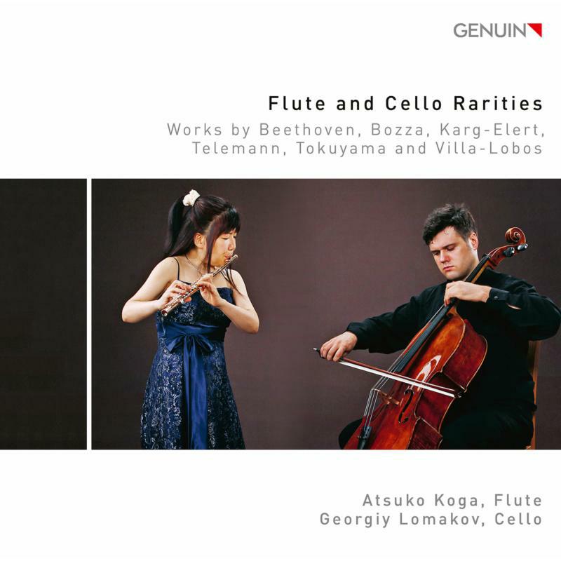 Picture of Koga/Lomakov - Flute and Cello Rarities: Works by Beethoven, Bozza, Karg-Elert, Telemann, Tokuyama and Villa-Lobos