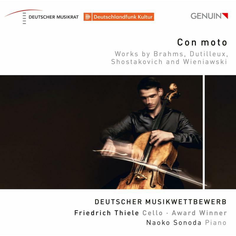 Picture of Friedrich Thiele/Sonoda - Con Moto: Works by Brahms, Dutilleux, Shostakovich and Wieniawski