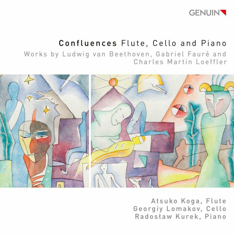 Picture of Koga/Lomakov/Kurek - Confluences - Flute, Cello and Piano: Works by Ludwig van Beethoven, Gabriel Faur? and Charles Martin Loeffler