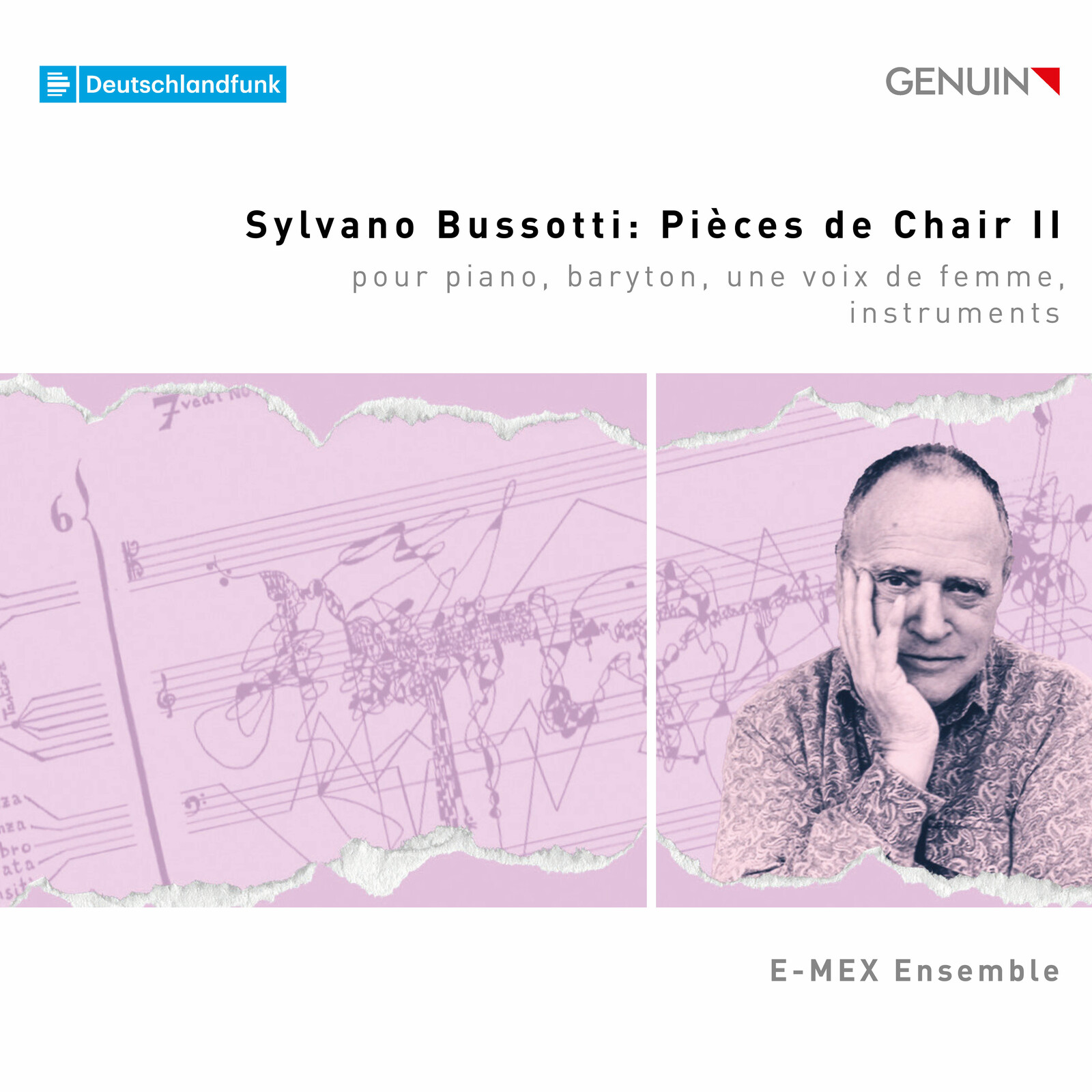 Picture of Monica Benvenuti; Renatus Meszar; Martin von der Heydt; Christoph Maria Wagner; E-MEX Ensemble - Sylvano Bussotti: Pieces de Chair II