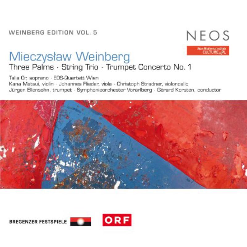 Picture of EOS-Quartett Wien;Ellersohn;Sym.orchest Vorarlberg - Three Palms, String Trio, Trumpet Concerto No.1