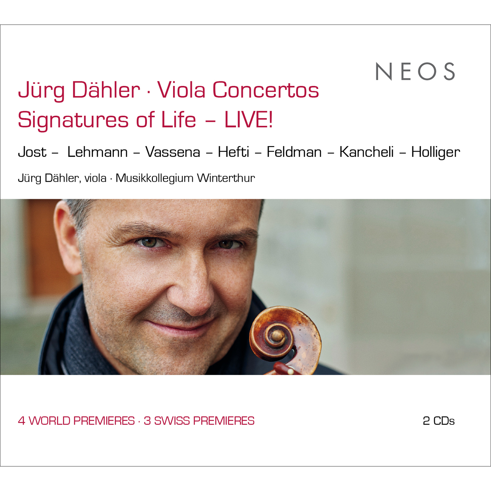 Picture of Jurg Dahler, Musikkollgium Winterthur - Viola Concertos Signatures of Life - LIVE!