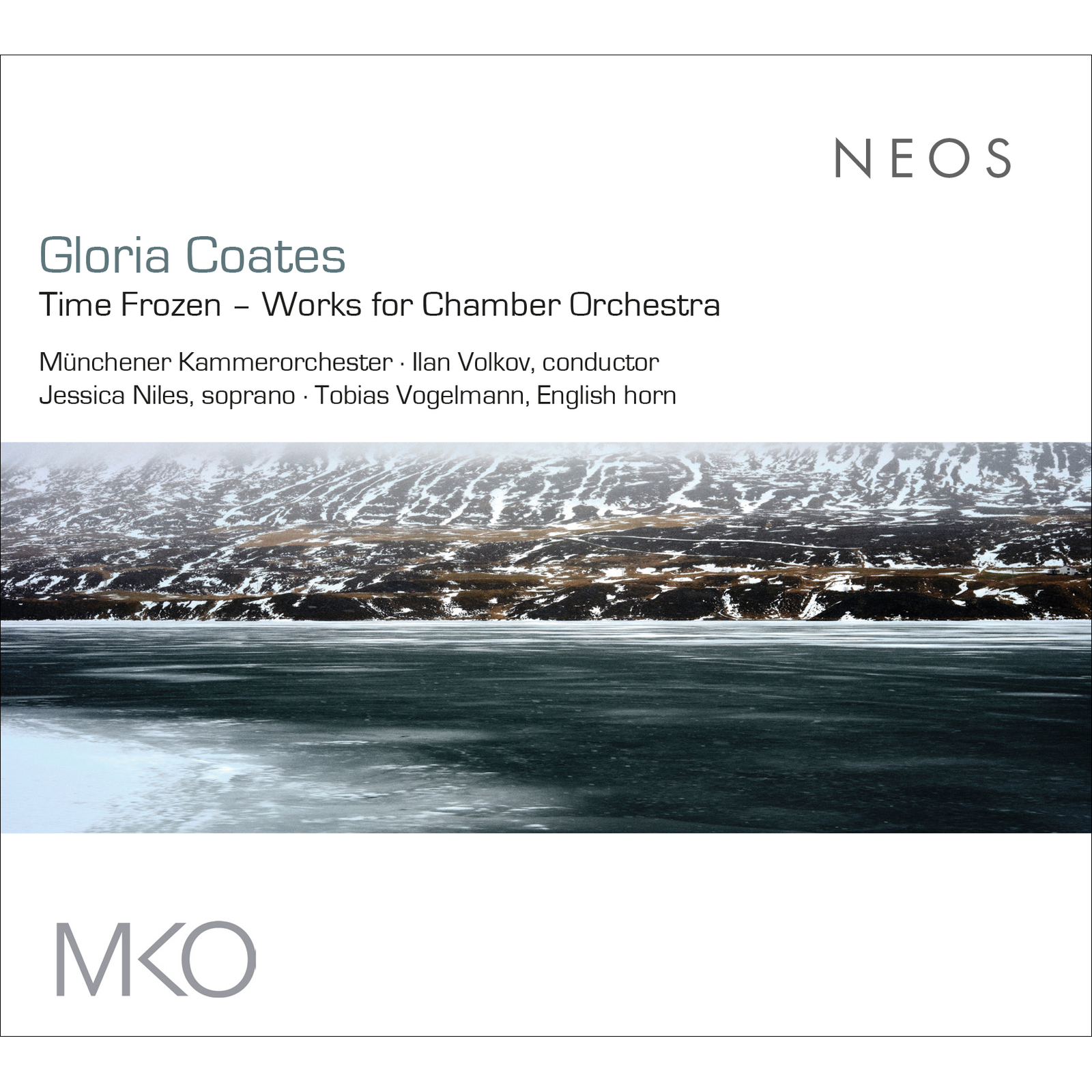Picture of Munchener Kammerorchester, Ilan Volkov, Jessica Niles, Tobias Vogelmann - Gloria Coates: Time Frozen - Works for Chamber Orchestra