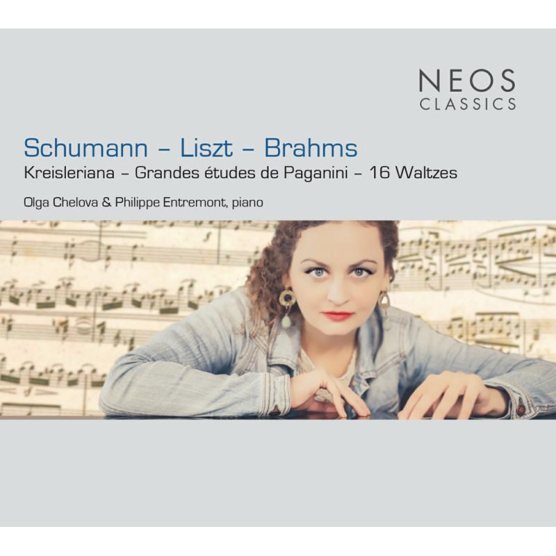Picture of Olga Chelova, Philippe Entremont - Schumann - Liszt - Brahms