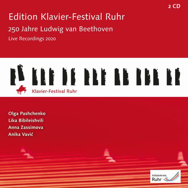 Picture of Olga Pashchenko, Lika Bibileishvili, Anika Vavic & Anna Zassimova - Edition Klavier-Festival Ruhr Vol. 39: 250 Years Ludwig Van Beethoven (2CD)