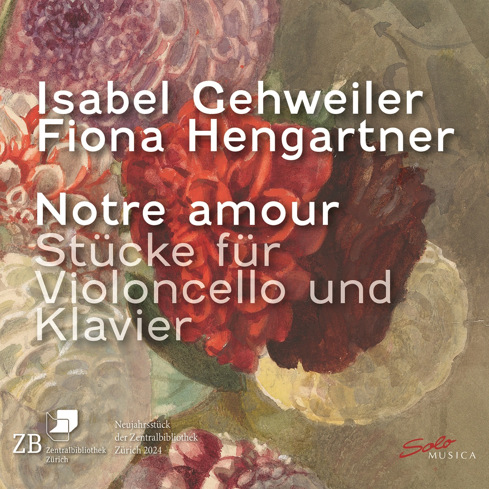 Picture of Isabel Gehweiler; Fiona Hengartner - Notre amour - Pieces for violoncello and piano
