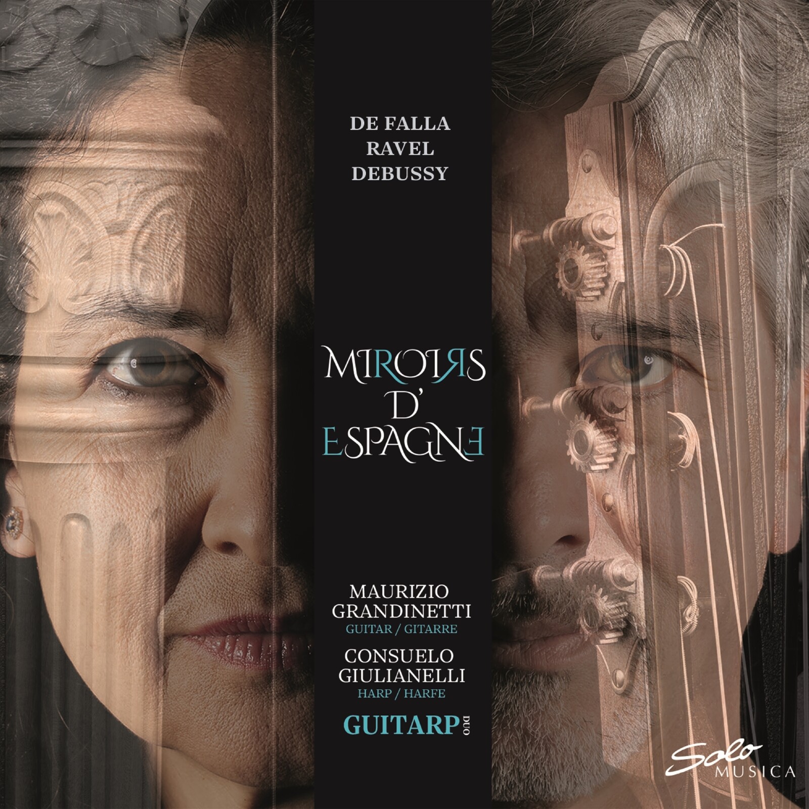 Picture of Guitarp Duo - Miroirs d'Espagne - Works by Manuel de Falla, Claude Debussy, Maurice Ravel