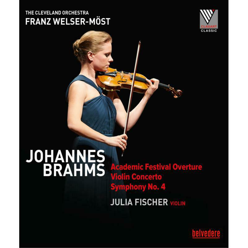 Picture of Fischer/Welser-Most - Johannes Brahms: Academic Festival Overture, Violin Concerto, Symphony No. 4