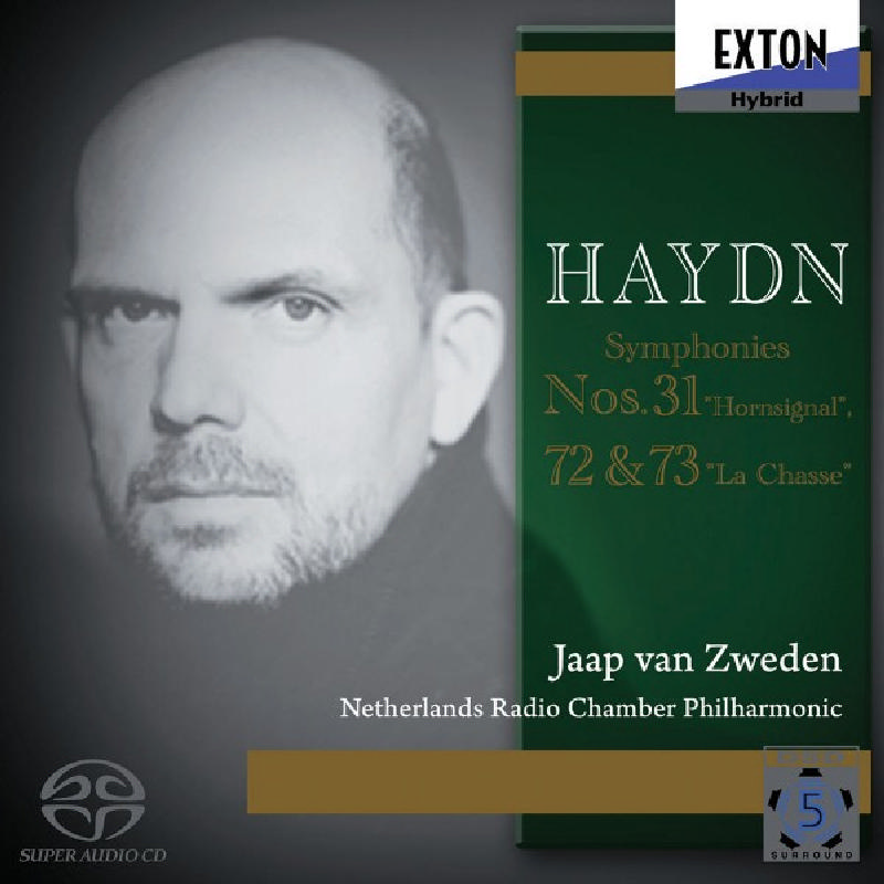 Picture of Jaap Van Zweden - Haydn: Symphonies Nos. 31, 72 & 73