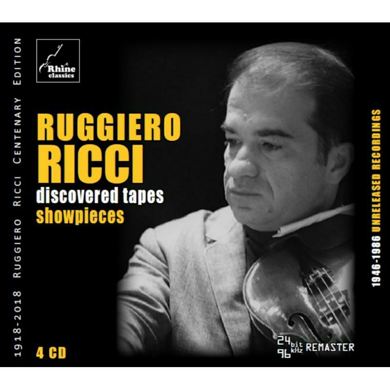 Picture of Ruggiero Ricci - Discovered Tapes - Showpieces