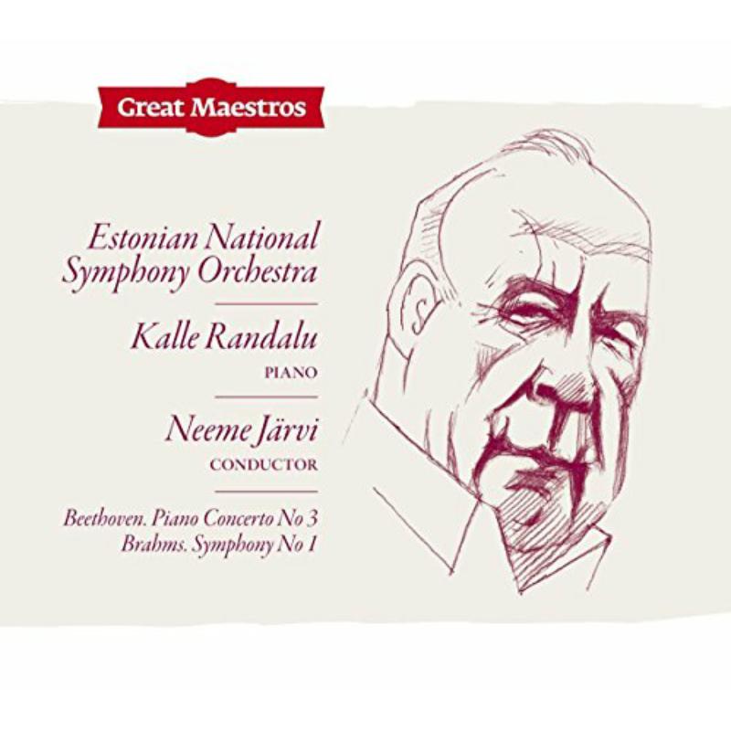Picture of Kalle Randalu/Neeme J�rvi/Estonian National SO - Ludwig van Beethoven/Johannes Brahms: Piano Concerto Op. 37/Symphony No. 1, Op. 68