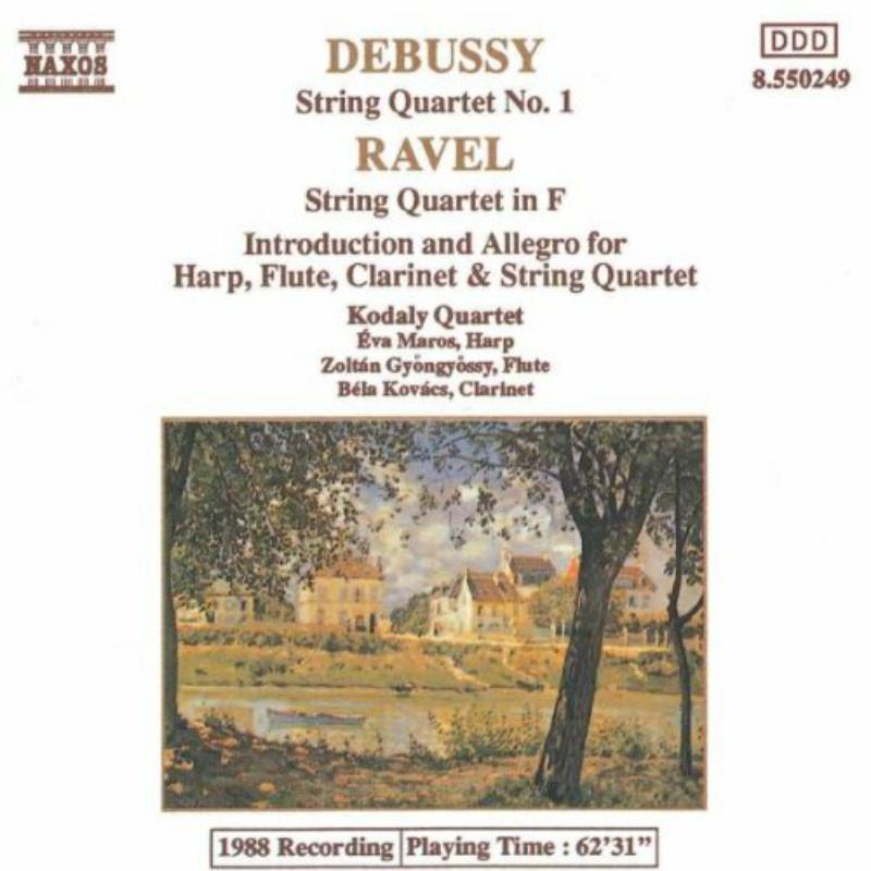 Picture of Kodaly 4 - DEBUSSY: String Quartet No. 1 / RAVEL: String Quartet in F / Introduction and Allegro