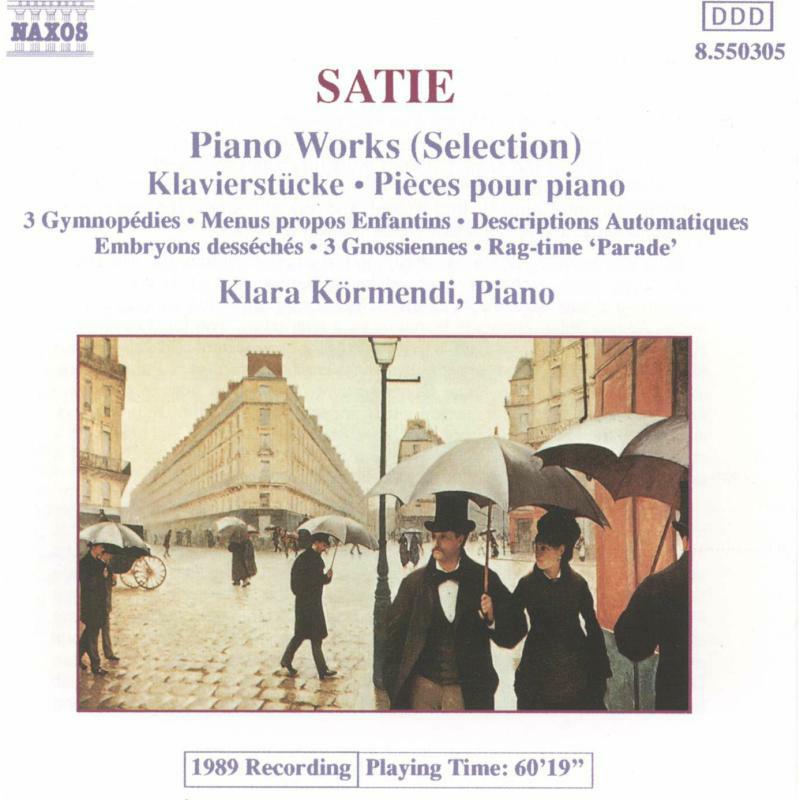 Picture of Klara Ko - SATIE: Piano Works