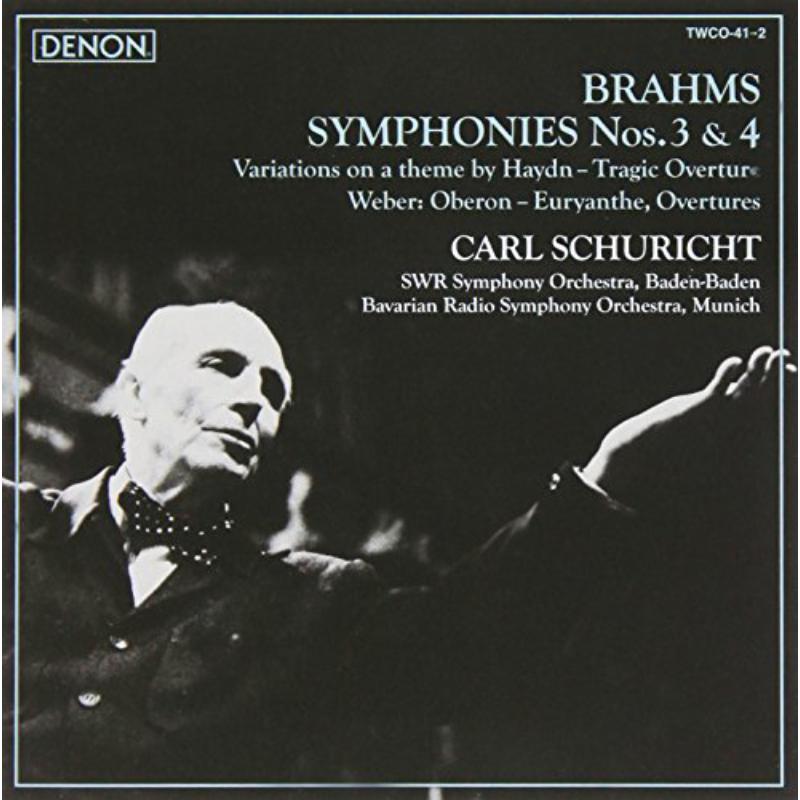 Picture of Carl Schuricht - Brahms Symphony No.3 And No.4