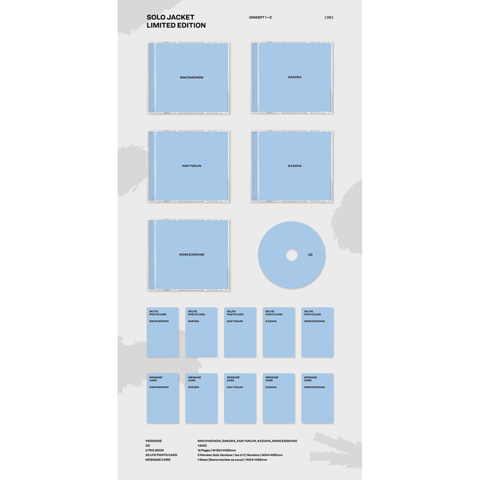 Picture of Le Sserafim - CRAZY [SAKURA Solo Jacket Edition]