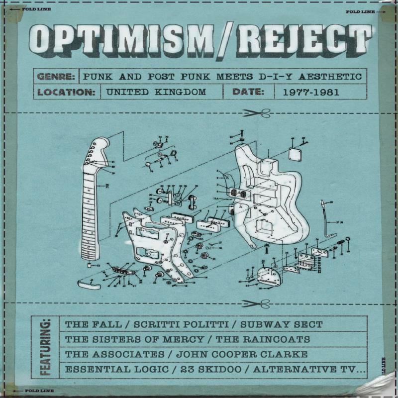 Picture of Various Artists - Optimism / Reject ~ Punk And Post-Punk Meets D-I-Y Aesthetic 1977-1981 (Deluxe Bookpack Edition)
