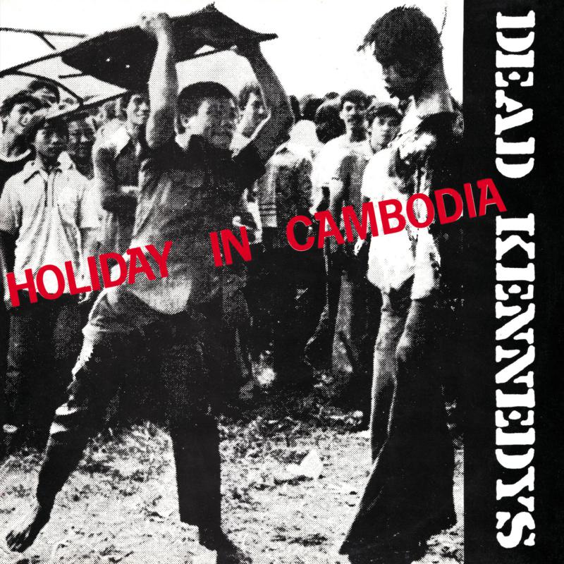 Picture of DEAD KENNEDYS - HOLIDAY IN CAMBODIA/TOO DRUNK TO FUCK -  RED VINYL 10