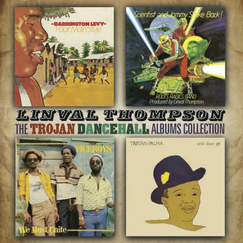 Picture of Various Artists - The Linval Thompson Trojan Dancehall Albums Collection: Four Original Albums (2CD)