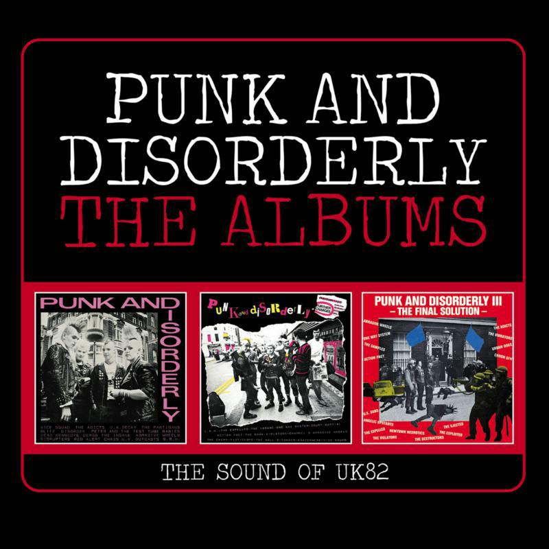 Picture of Various Artists - Punk and Disorderly  - The Albums (The Sound Of UK 82): 3CD Digipak
