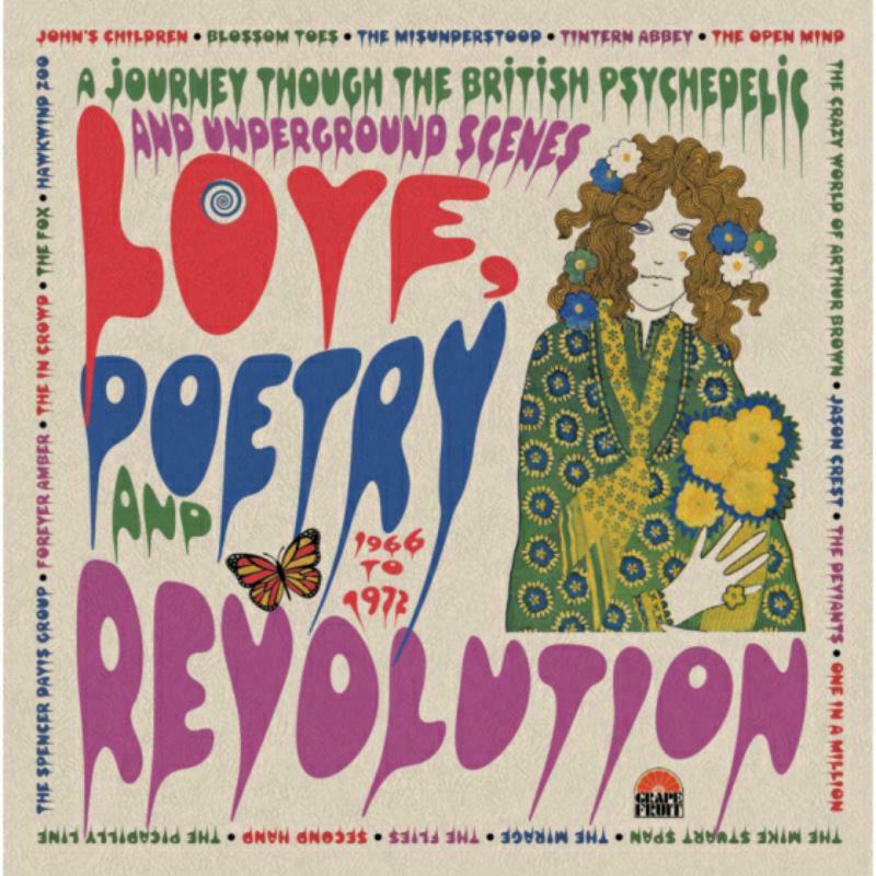 Picture of Various Artists - Love Poetry And Revolution: A Journey Through The British Psychedelic And Underground Scenes 1966 To 1972