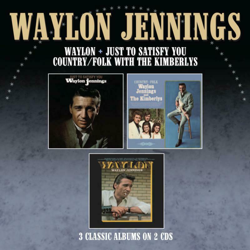 Picture of Waylon Jennings - Just To Satisfy You/Waylon/Country Folk With The Kimberlys (3 Albums On 2CDs)