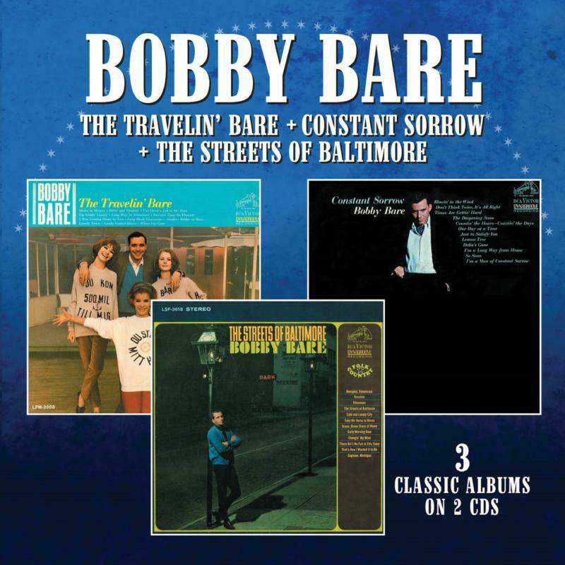 Picture of Bobby Bare - Travelin Bare / Constant Sorrow / The Streets Of Baltimore