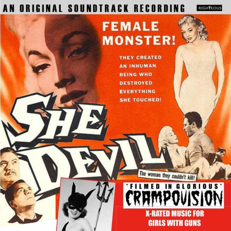 Picture of VARIOUS ARTISTS - SHE DEVIL ~ ORIGINAL SOUNDTRACK: FILMED IN GLORIOUS CRAMPOVISION
