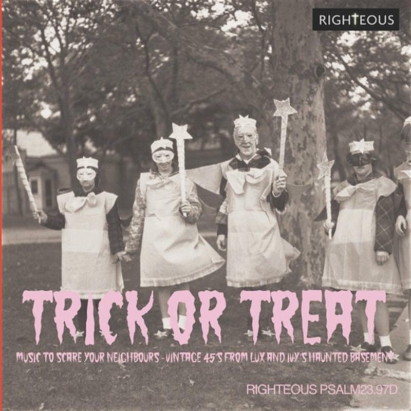 Picture of Various Artists - Trick Or Treat: Music To Scare Your Neighbours ~ Vintage 45S From Lux and Ivy's Haunted Basement
