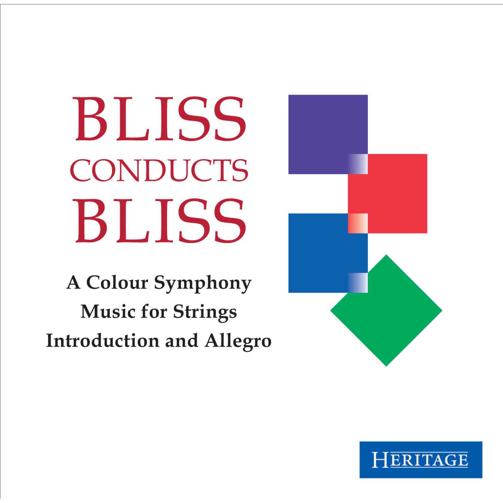 Picture of ARTHUR BLISS - BLISS CONDUCTS BLISS 2