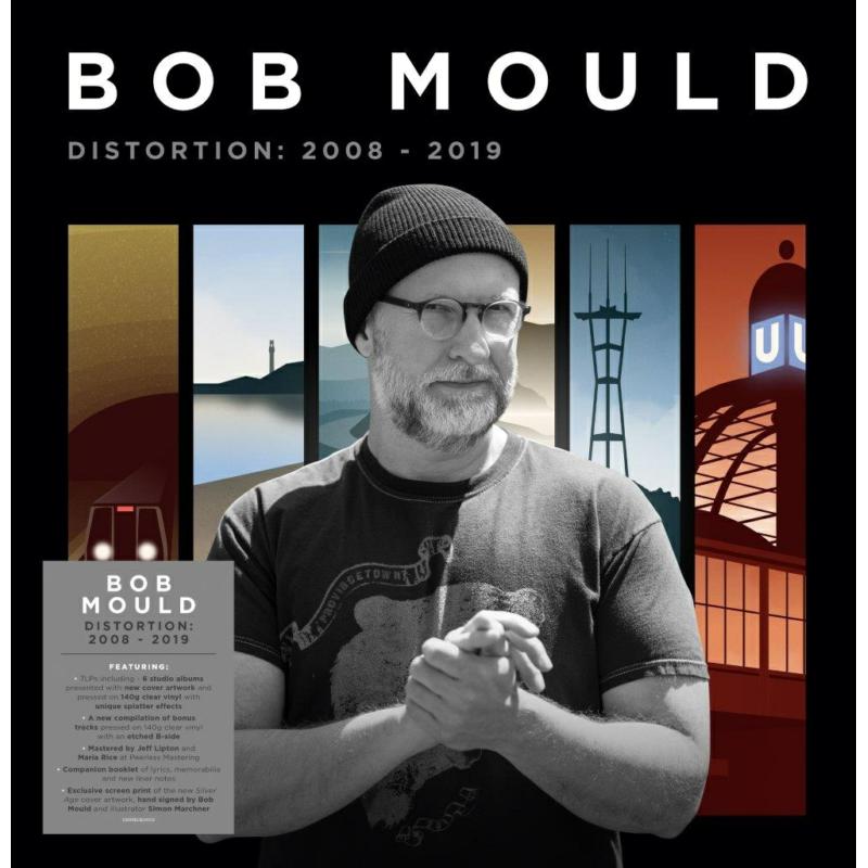 Picture of Bob Mould - Distortion: 2008-2019 (Signed Indies Exclusive) (140g Clear Splatter Vinyl)
