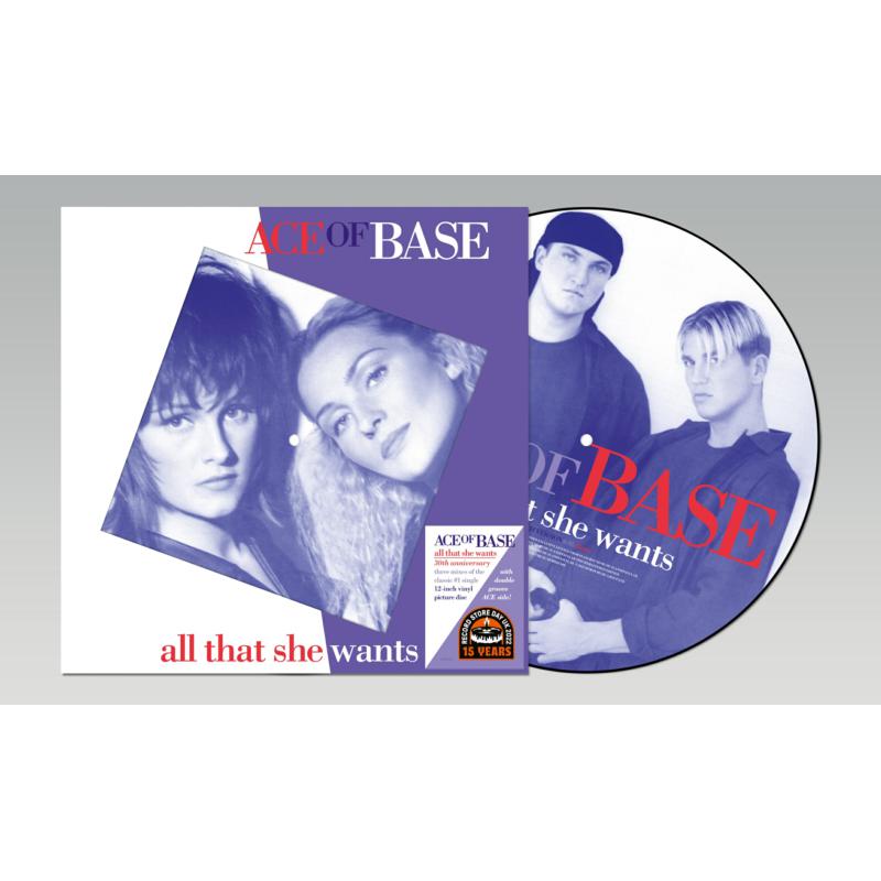 Picture of Ace Of Base - All That She Wants - 30th Anniversary Picture Disc