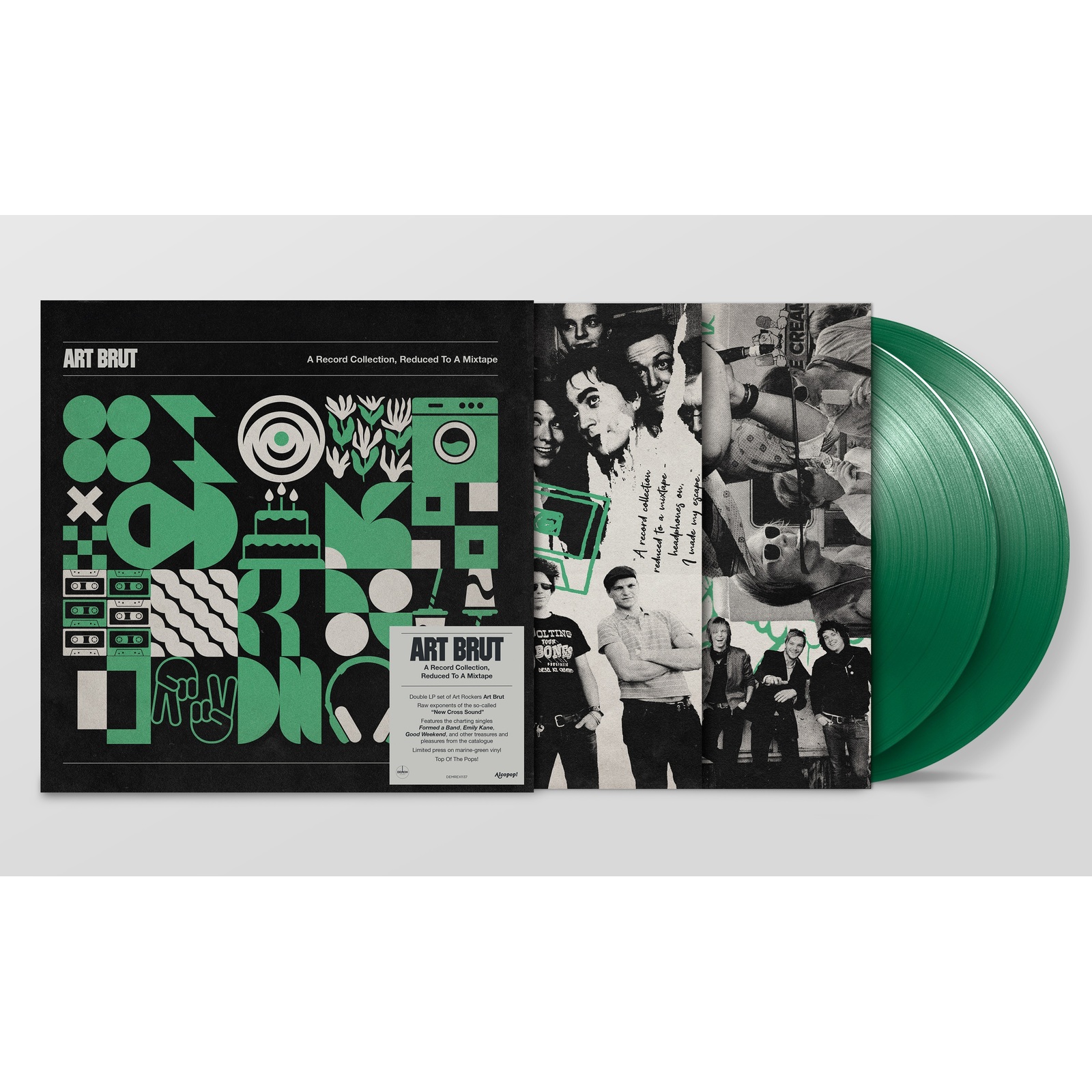 Picture of Art Brut - A Record Collection, Reduced To A Mixtape (Green Vinyl)