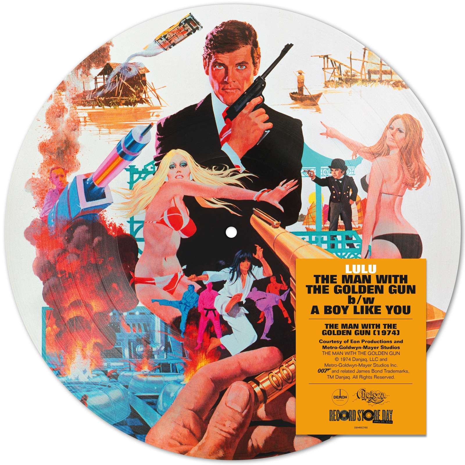 Picture of Lulu - James Bond - The Man With The Golden Gun Picture Disc