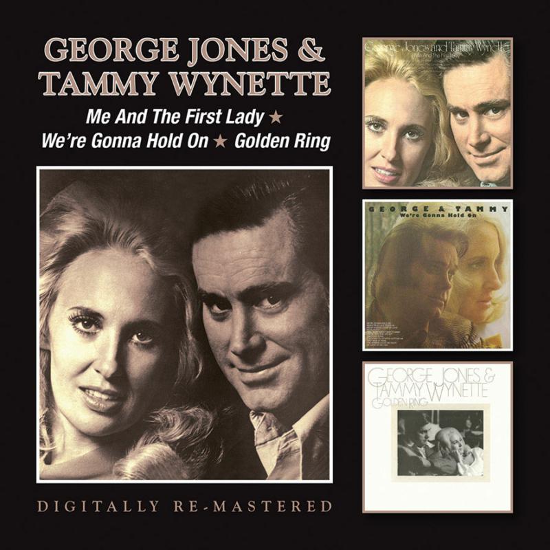 Picture of George Jones & Tammy Wynette - Me And The First Lady / We're Gonna Hold On / Golden Ring