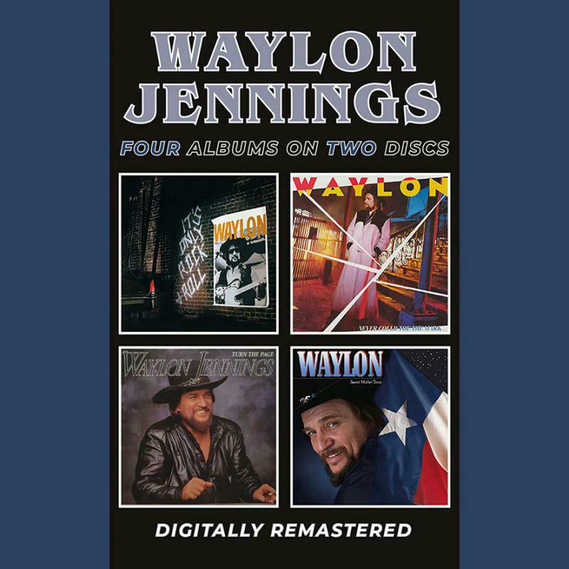 Picture of Waylon Jennings - It's Only Rock & Roll / Never Could Toe The Mark / Turn The Page / Sweet Mother Texas (2CD)