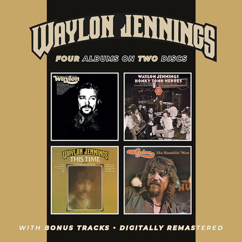 Picture of Waylon Jennings - Lonesome, On'ry & Mean/Honky Tonk Heroes/This Time/The Ramblin' Man + bonus tracks