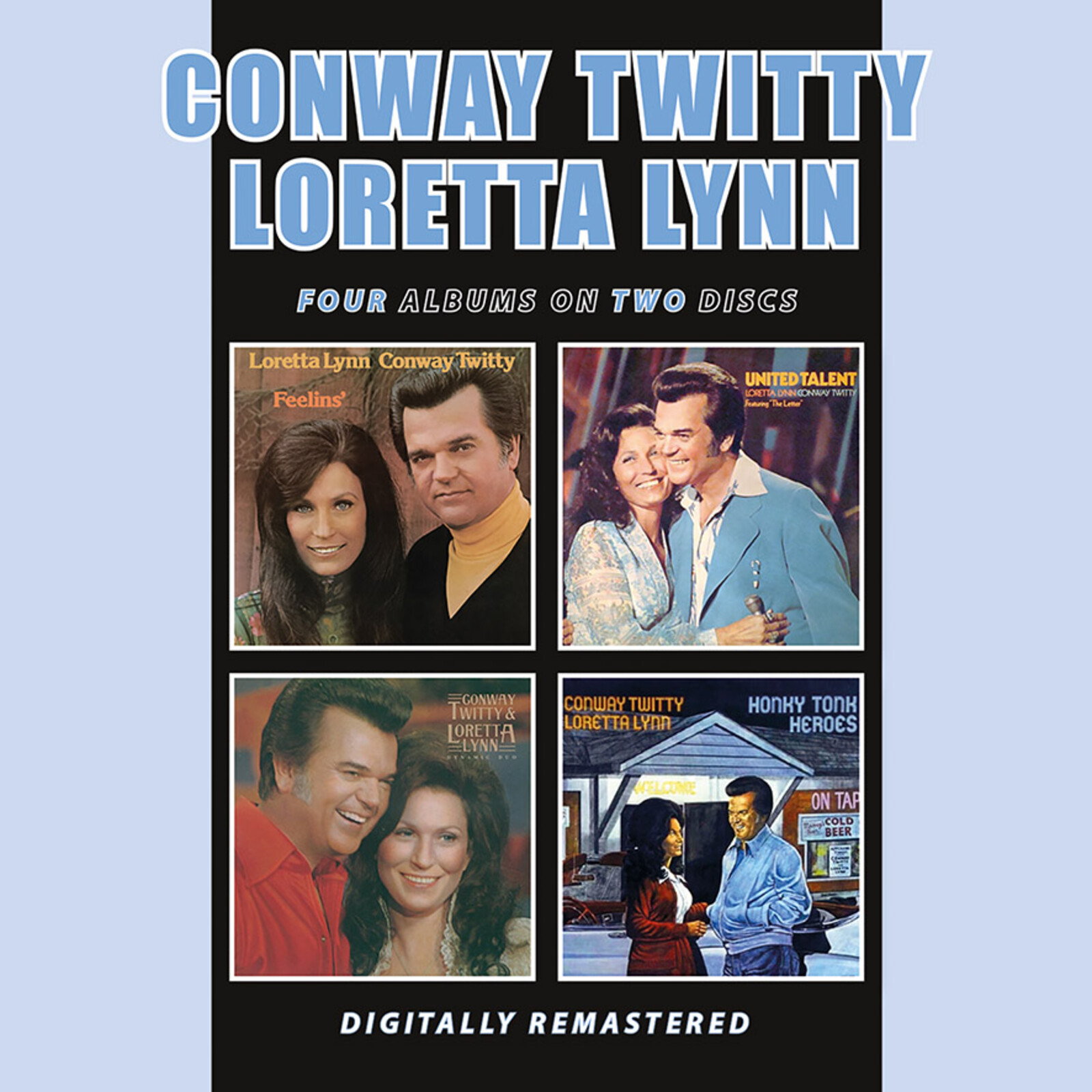 Picture of Conway Twitty & Loretta Lynn - Feelins' / United Talent / Dynamic Duo / Honky Tonk Heroes