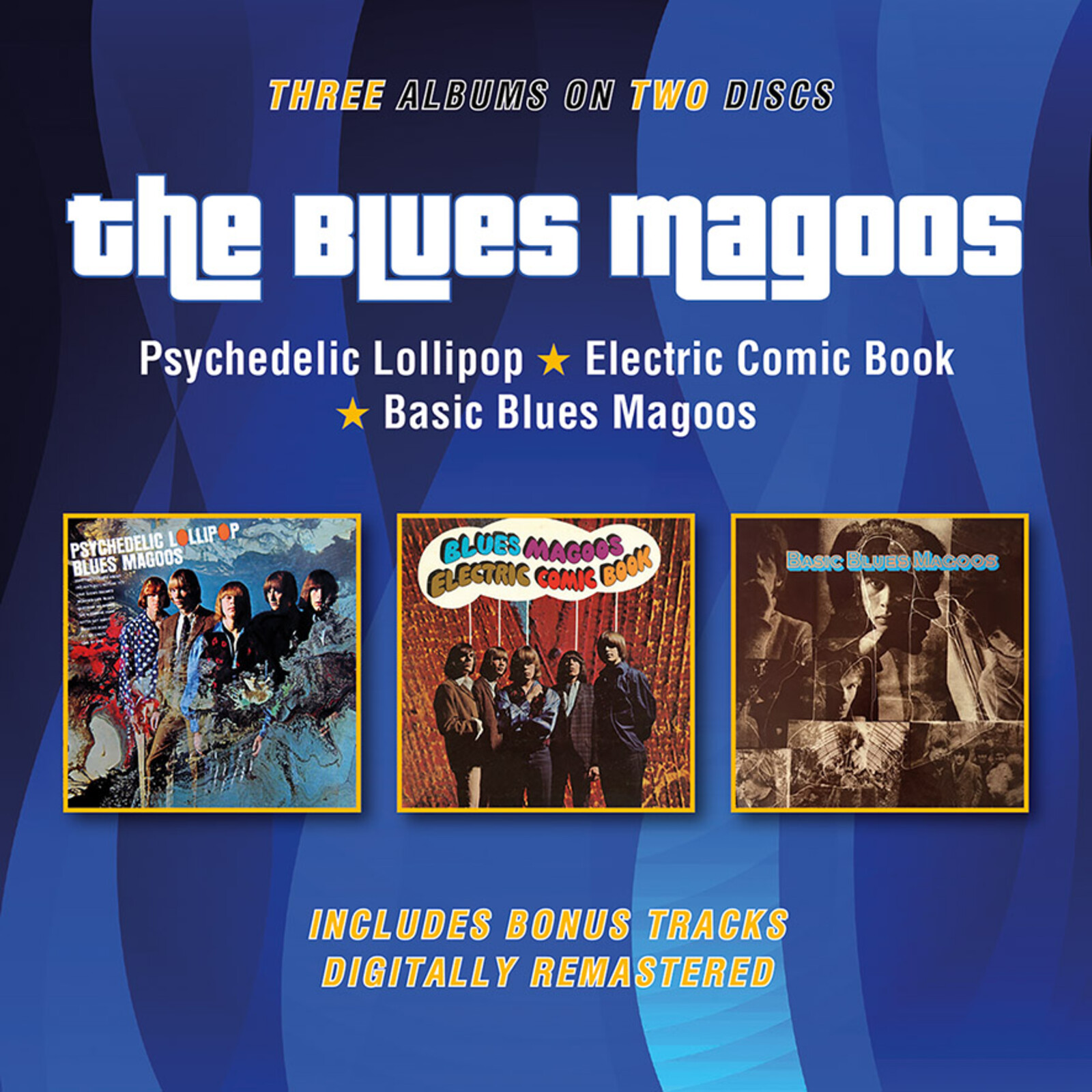 Picture of The Blues Magoos - Psychedelic Lollipop / Electric Comic Book / Basic Blues Magoos plus bonus tracks