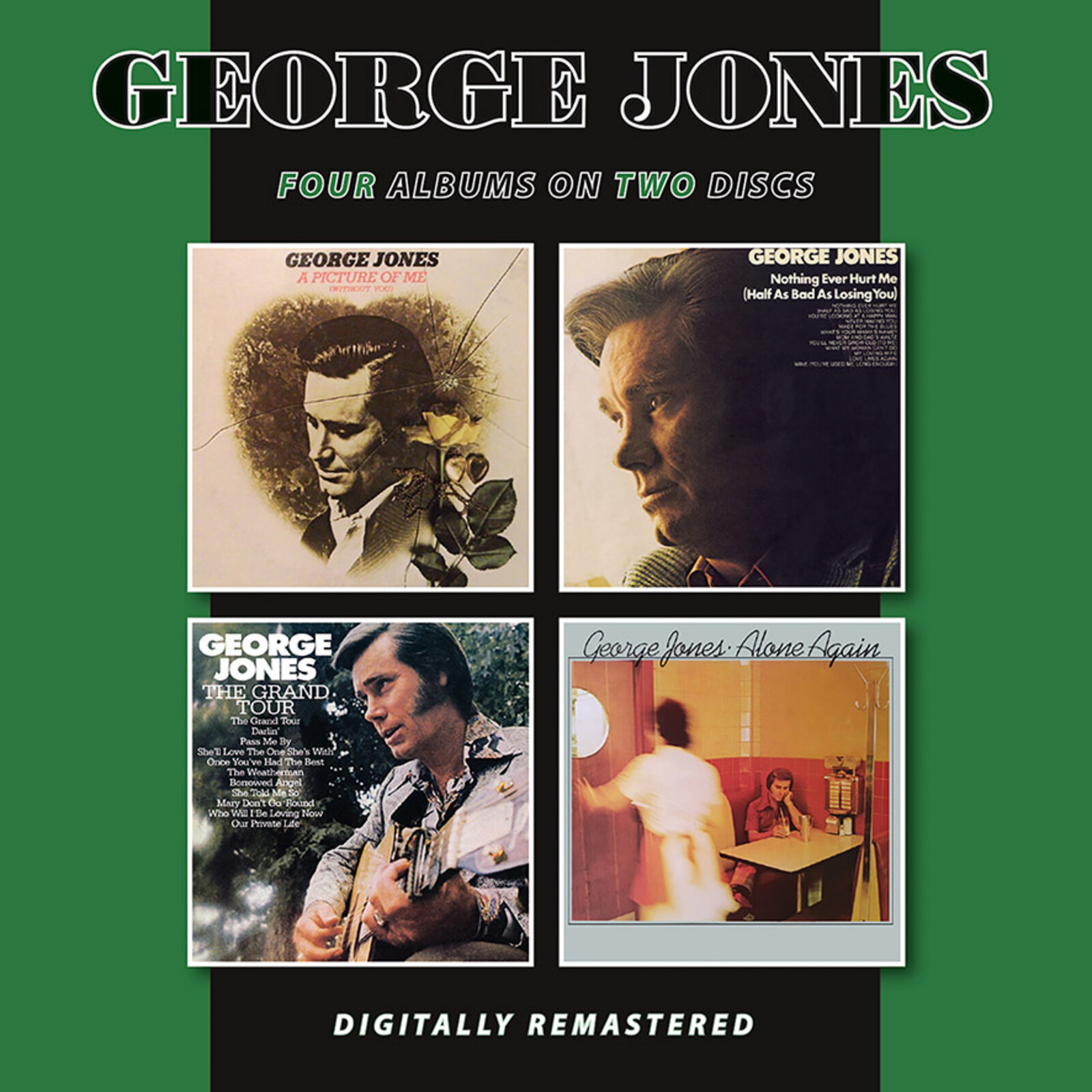 Picture of George Jones - A Picture Of Me (Without You)/Nothing Ever Hurt Me (Half As Bad As Losing You)/The Grand Tour/Alone Again