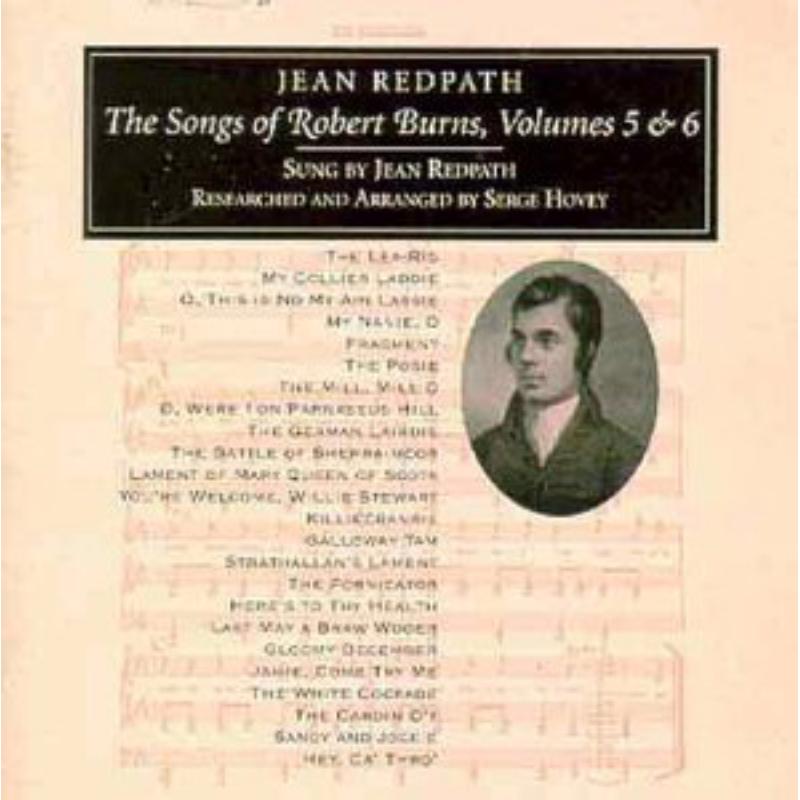 Picture of Jean Redpath - The Songs Of Robert Burns Volumes 5 & 6