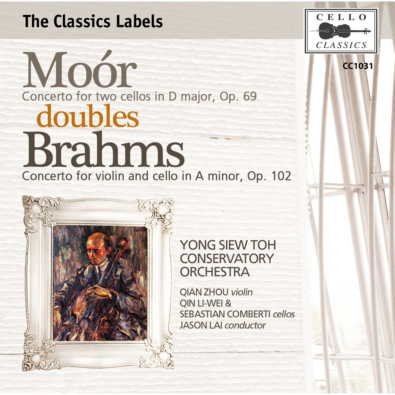 Picture of Qin Li-Wei; Qian Zhou; Yong Siew Toh Conservatory Orchestra; Sebastian Comberti; Jason Lai - Moor doubles Brahms