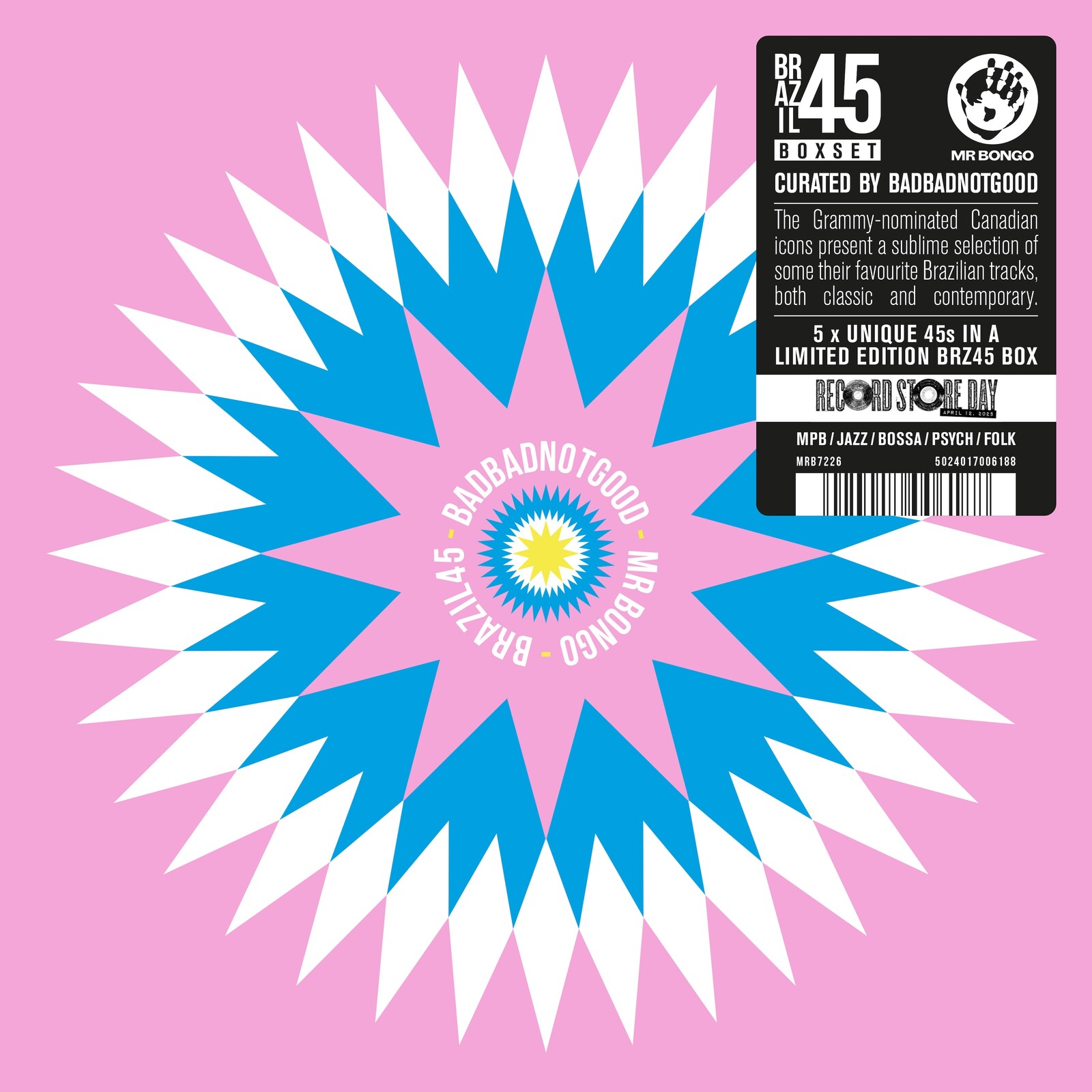 Picture of BADBADNOTGOOD/VARIOUS - Brazil 45 Boxset Vol.6 RSD Edition