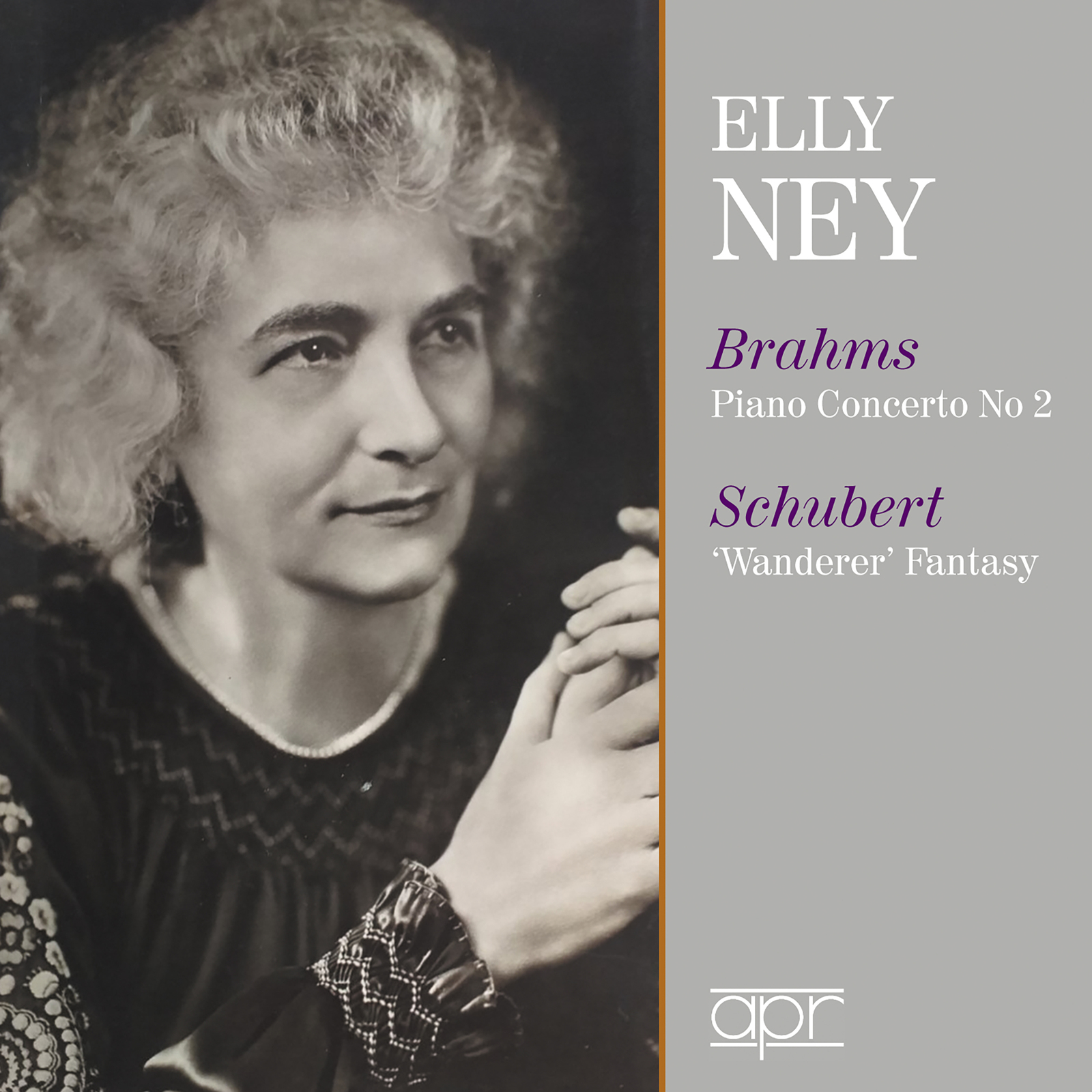 Picture of Elly Ney; Berlin Philharmonic Orchestra; Tibor de Machula; Max Fiedler; Alois Melichar - Elly Ney plays Johannes Brahms: Piano Concerto No. 2; Franz Schubert: 'Wanderer' Fantasy