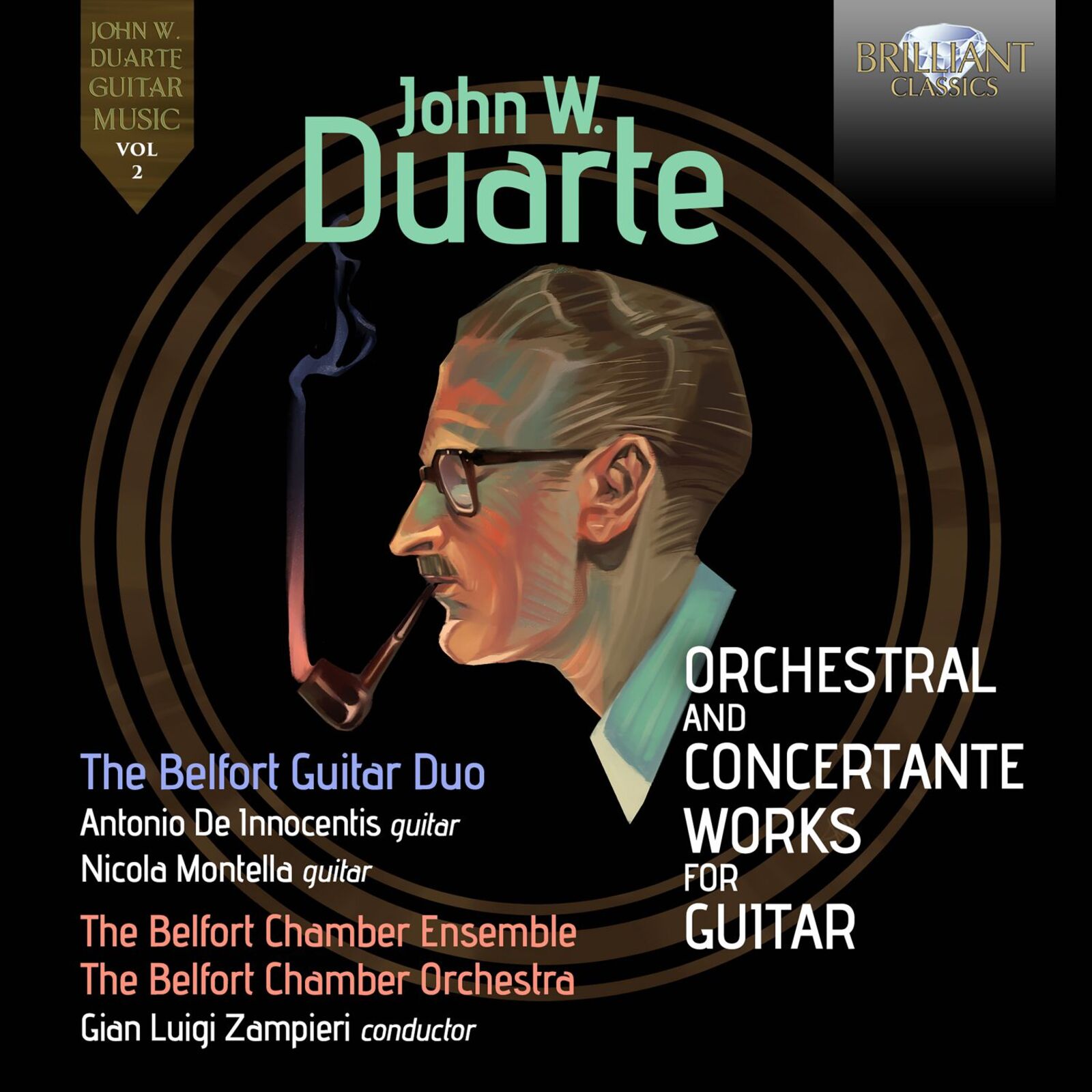 Picture of Antonio De Innocentis/Nicola Montella/The Belfort Chamber Ensemble/The Belfort Chamber Orchestra/Gian Luigi Zampieri - Duarte: Orchestral and Concertante Works for Guitar, Vol. 2