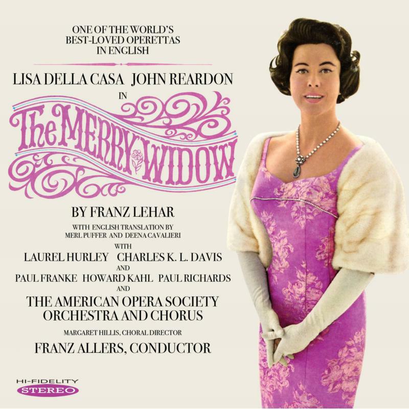 Picture of Lisa Della Casa, John Reardon & Laurel Hurley - The Merry Widow (In English)