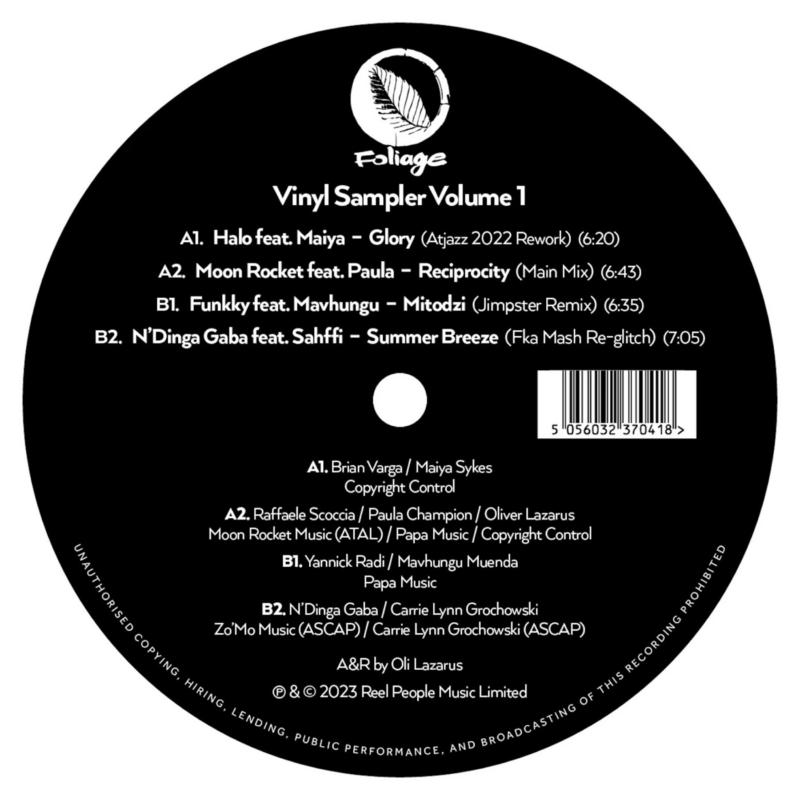 Picture of Various Artists - Foliage Records : Vinyl Sampler Volume 1