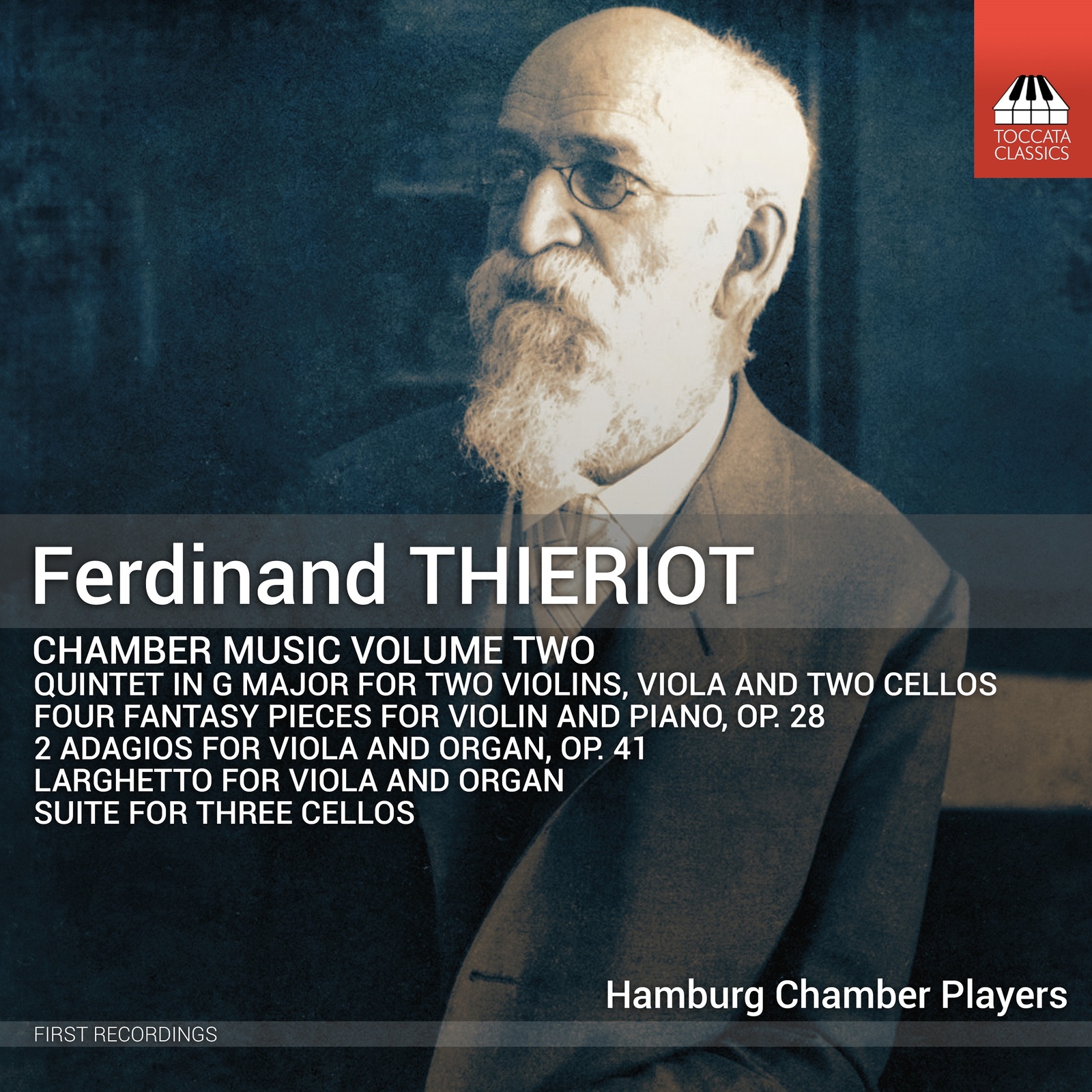 Picture of Ian Mardon; Matthias Bromann; Julia Mensching; Olga Lubotsky; Suren Arisonyan; Clovis Michon; Andrea Merlo; Alexander Burkle - Ferdinand Thieriot: Chamber Music, Vol. 2